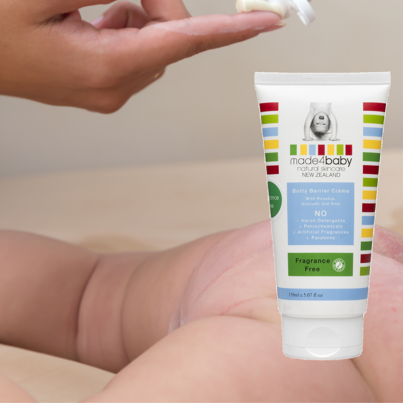 NAPPY RASH - RECOMMEND our Botty Barrier Creme (Fragrance Free)