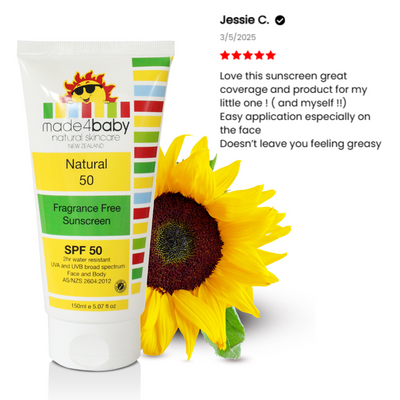 Natural Sunscreen SPF 50 (Fragrance Free) 150ml