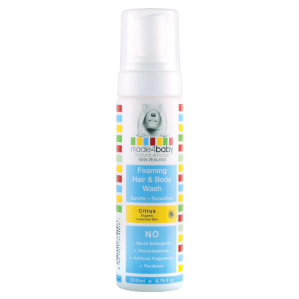 Wash - Foaming Hair & Body Wash (Organic Citrus) 200ml