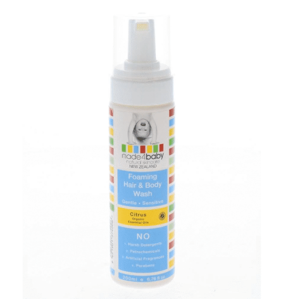 Wash - Foaming Hair & Body Wash (Organic Citrus) 200ml