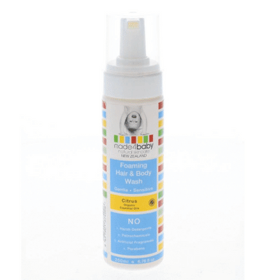 Wash - Foaming Hair & Body Wash (Organic Citrus) 200ml